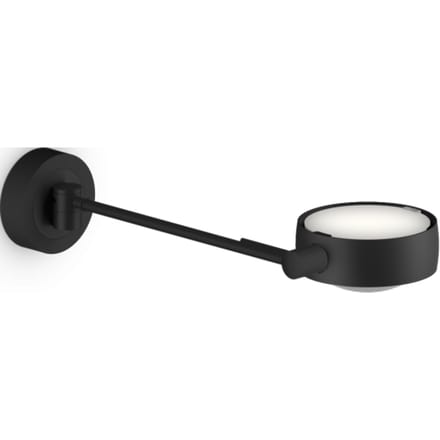 Occhio Wandlamp Sento Letto E - zwart mat - links - zonder Occhio Air - 30 cm