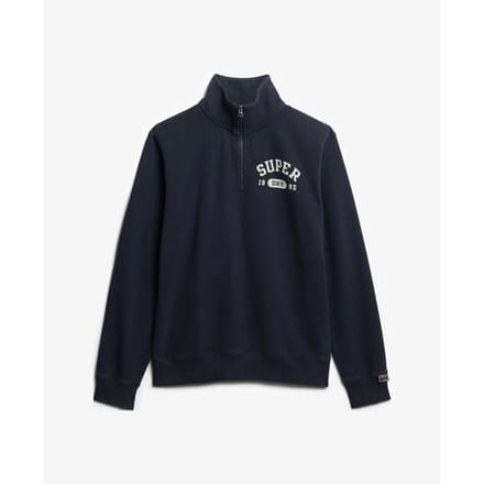 Superdry - Athletic Essentials sweatshirt met halve rits - Heren - Truien