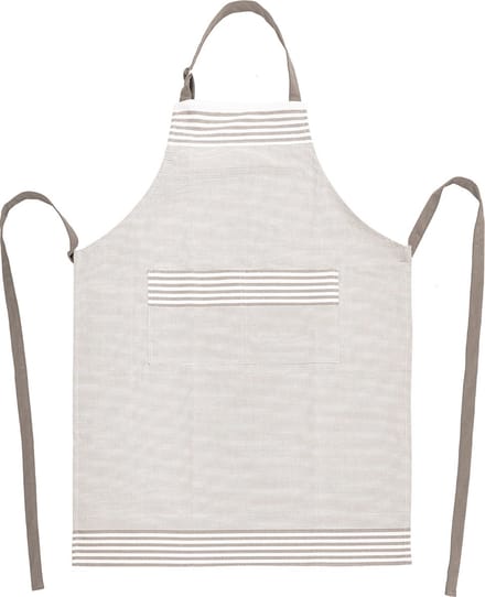 Tiseco - Keukenschort XL-LINES - Katoen - Extra lang - 70x90 cm, beige