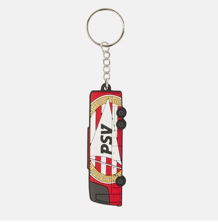 PSV Sleutelhanger Spelersbus Rubber