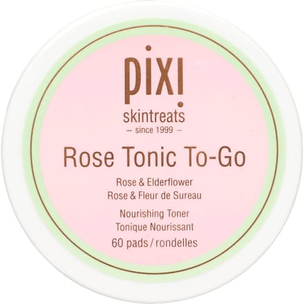 Pixi Beauty, Rose Tonic Togo, Rose & Elderflower, 60 pads white