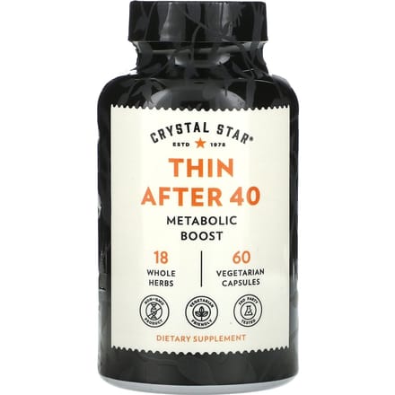 Crystal Star, Thin After 40, 60 plantaardige capsules