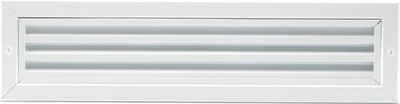 Nedco BV Deurventilatierooster 470x121mm aluminium wit