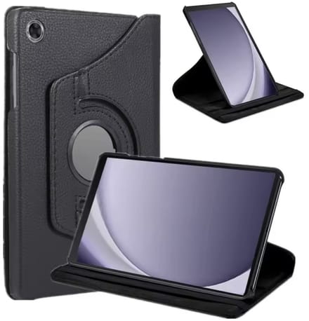 EtuiTab Samsung Galaxy Tab A9 8,7 2023 - Tablethoes - 360 graden - Zwart - Eco-leer
