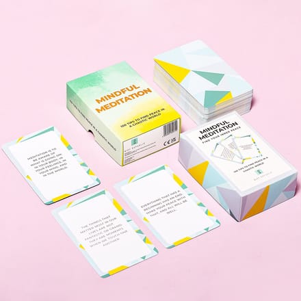 Gift Republic - Mindful Meditation Cards - Meditatie Kaarten - Affirmatie Kaarten