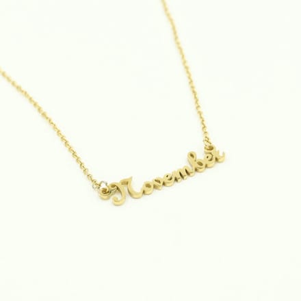 Ketting-maand november goud
