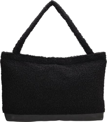 Beagles Navarra Ruime Shopper Teddy Soft - Tote Bag - Dames Tas - Zwart