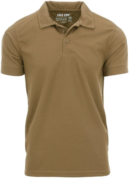 101 INC - Tactical polo Quick Dry (kleur: Coyote / maat: XXL)