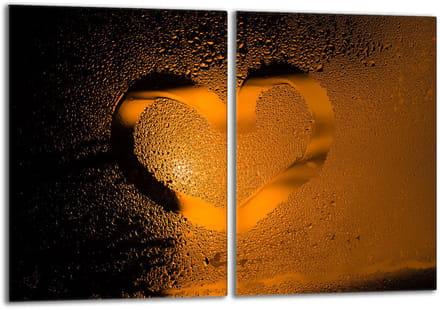 TMK ArtDeko - Snijplank - Glas - 40x52 cm - Hartvorm
