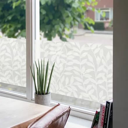 Transform Statische Raamfolie - Leaves Transparant - 45 X 150 Cm