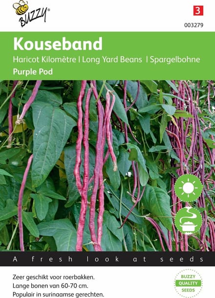 Buzzy® Kousenband paars