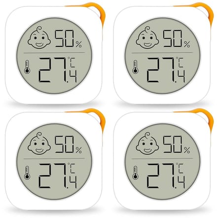 Digitale Thermo-Hygrometer met LCD en Smiley Indicator voor Binnenruimtes