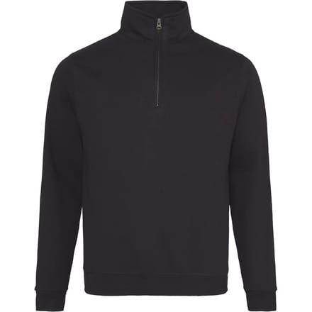 Just Hoods - 1/4 Zip Sweater - Deep Black maat M