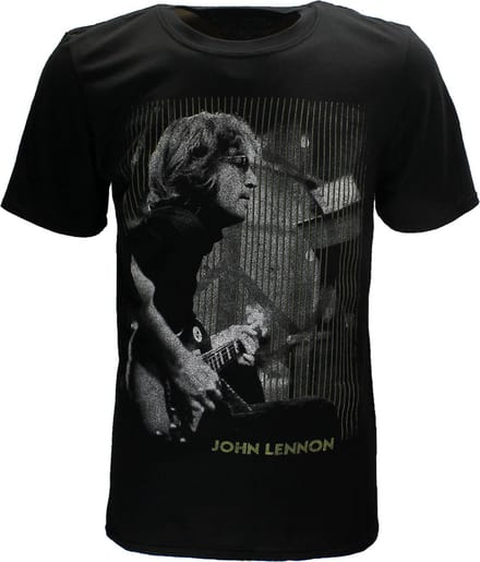 John Lennon Gibson Guitar T-Shirt - Officiële Merchandise - S