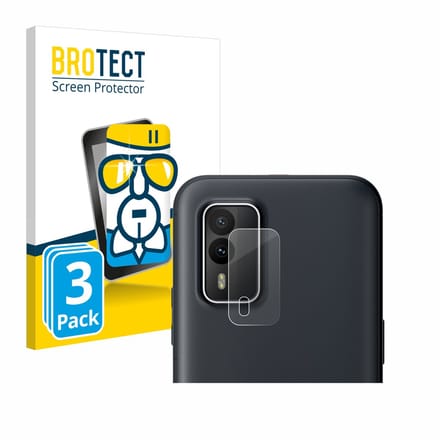 Screenprotector 3 Stuks voor Nokia XR21 (ALLEEN Camera Lens) Beschermglas transparant