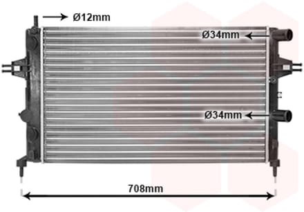 Van Wezel - RADIATOR VOOR OPEL ASTRA G 1998-2004 09119481