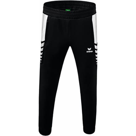 Erima Six Wings Worker Broek Kinderen - Wit / Zwart | Maat: 128