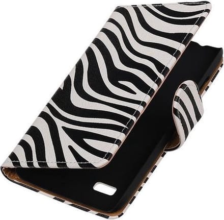Zebra Booktype Huawei Y560 / Y5 Wallet Cover Hoesje