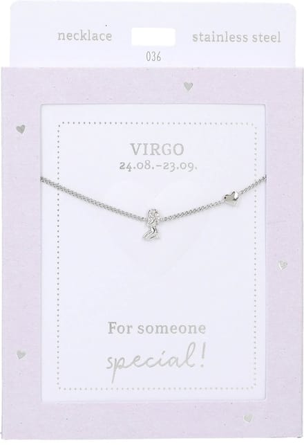 Depesche - Ketting "Heart of Gold" - mot. 036 - Virgo