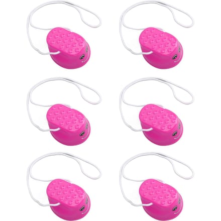 6 stuks Kinderen Stepper Speelgoed Verbeter Coördinatie Balanstraining Loopstelten voor Buitenspel Roze roze