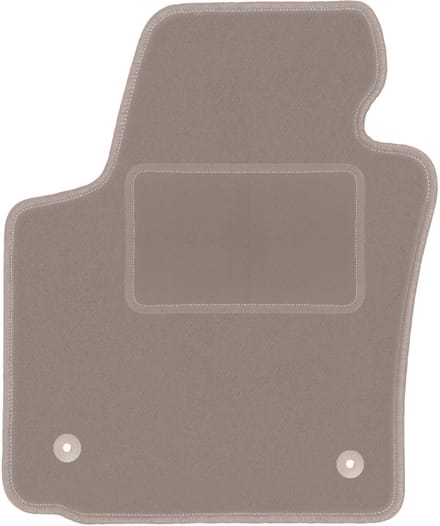 Beige bestuurdersmat voor: Seat Leon II hatchback (2005-2012)