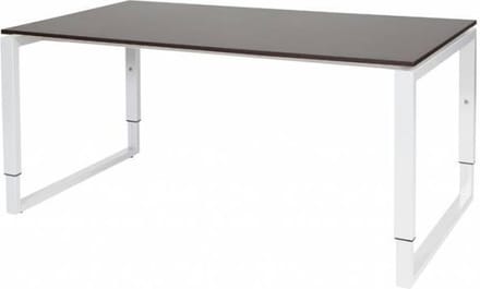 Verstelbaar Bureau - Domino Plus 160x90 logan - wit frame