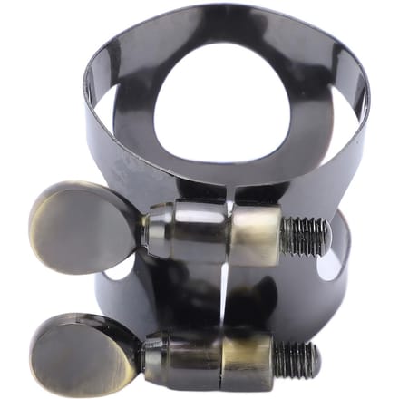 Mondstuk Clip Vervanging Metaal Klarinet Rieten Bevestigingsclip Muziekinstrument Accessoires Blauw Antiek gray