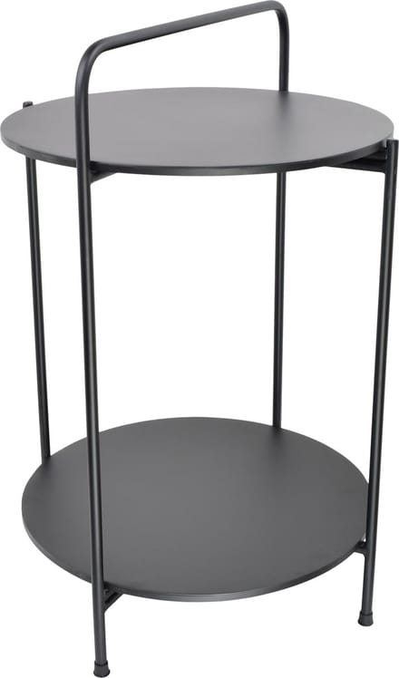 LOFT42 Fold Bijzettafel - Metaal - Mat Zwart - 68x45x45