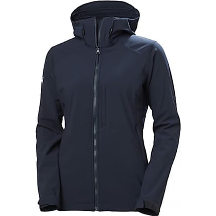 Helly Hansen W Paramount Hooded Softshelljas dames Donkerblauw XS