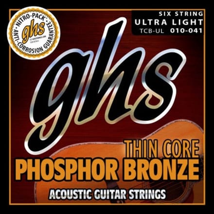 GHS Thin Core Phosphor Bronze Ultra Light 010 - 041 western gitaarsnaren