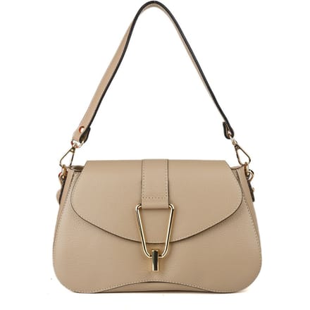 Giulia Monti Schoudertas Grijs Beige