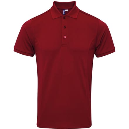 Premier Heren Coolchecker Plus Pique Polo Met CoolPlus (Bourgondië)