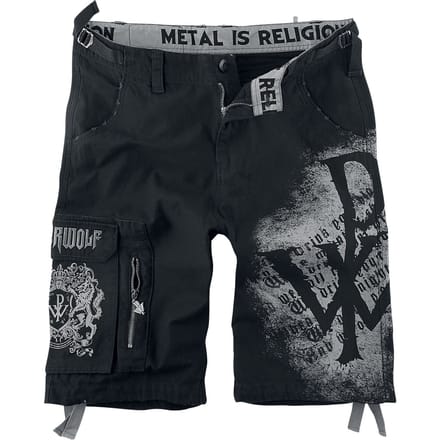 Powerwolf EMP Signature Collection Heren Shorts - zwart/grijs - M