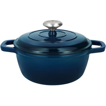SILVERCREST Premium Gietijzeren Pan (Blauw)
