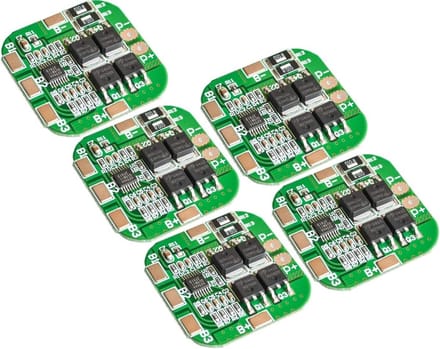 5-delige 4S 20A Li-ion Batterij Beschermingsmodule voor 14.8V/16.8V Accu's