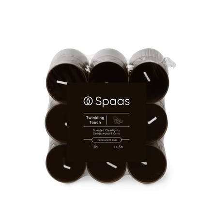 Spaas - Geurende Clearlights - Blokverpakking (18 stuks) – 4,5 uur – Twinkling Touch
