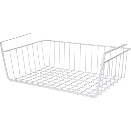 Storage Solutions Hangmand voor kast - metaal - 40 x 26 x 14 cm - grijs - kastmandje