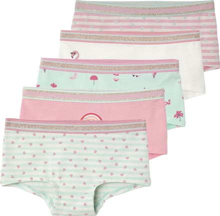 Vertbaudet Set van 5 shorties voor meisjes