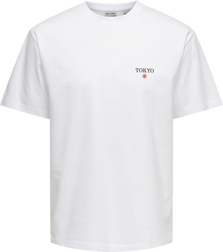 ONLY&SONS - ONSFRED BLUEPRINT LIFE RLX SS TEE - Heren - T-shirts