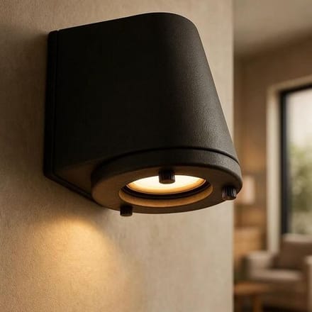 KS Verlichting Muurlamp Putney Antiek Zwart