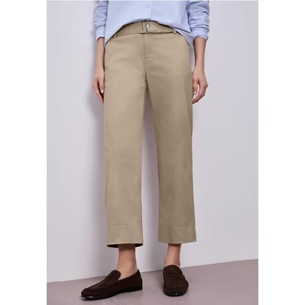 Straight Legs broek met riemdetail