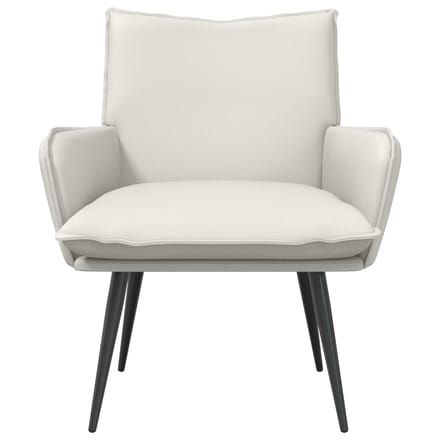 vidaXL - Fauteuil - Wit - Kunstleer