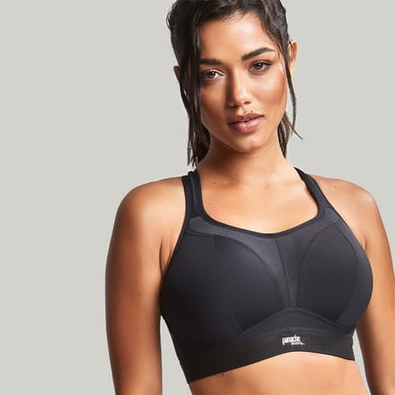 Panache - Boundless Sport BH zonder beugel - Black - 65K