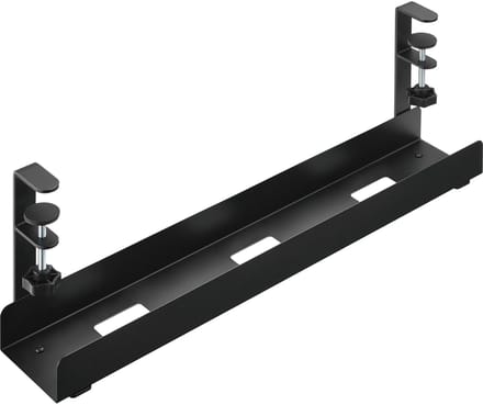 InLine bureau kabelgoot met klembevestiging | 60 x 15,7cm | zwart