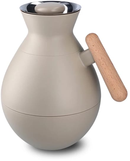 Rosendahl Kitchen thermos rond 1L sand / hout