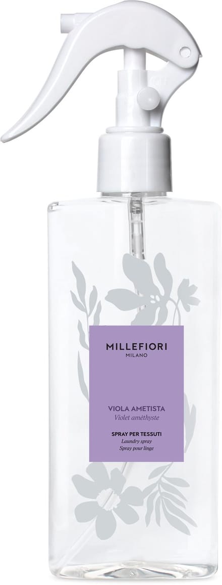 Millefiori Laundry - Textielspray 200 ml - Viola Ametista - Textielverfrisser - Wasspray