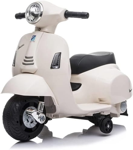 Kinder Elektrische Motor - Mini Scooter - Buiten Spelen - Veilig Ontwerp - 66.5 x 38 x 52 cm - Wit