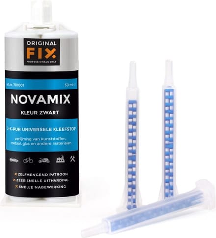 Originalfix Snellijm 2-componenten Zwart - 60 sec - 50ml