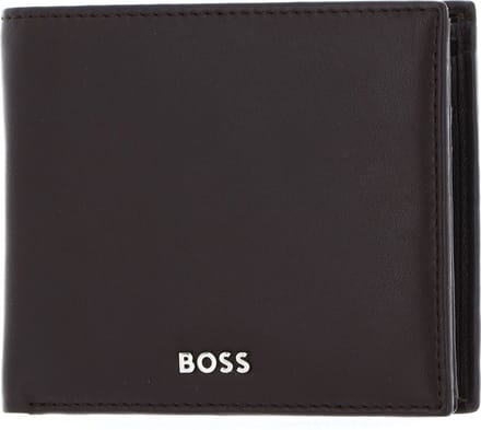 HUGO BOSS Leren Portemonnee Classic Smooth Wallet Brown Donkerbruin