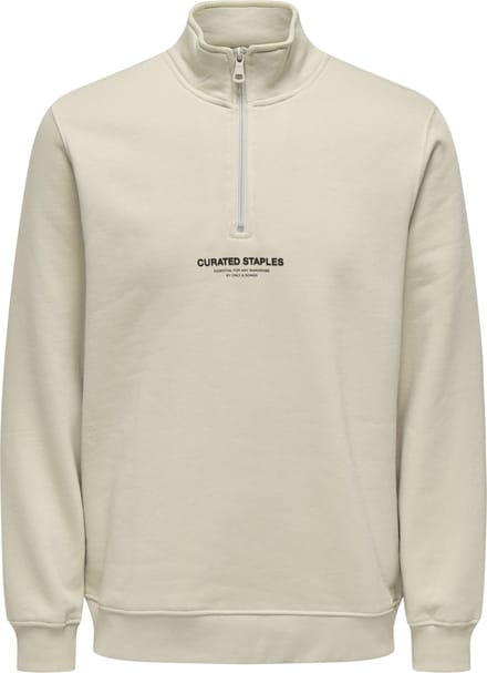 Only & Sons Curated Half Zip Sweater Heren - Maat S
